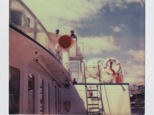 #940 Polaroid Lac Léman Dampfschiff