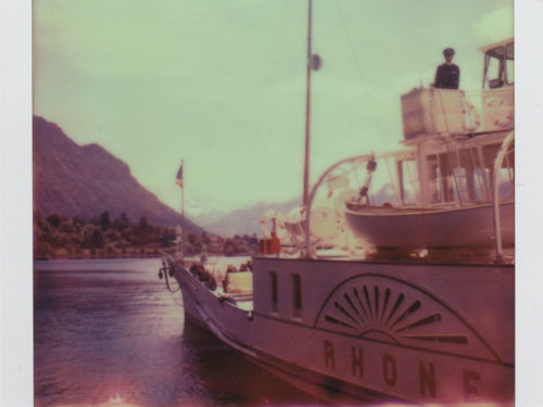 #941 Polaroid Lac Léman Dampfschiff